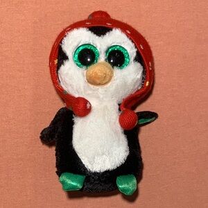 Ty Beanie Boo Freeze Holiday Penguin Plush Beanbag 7”